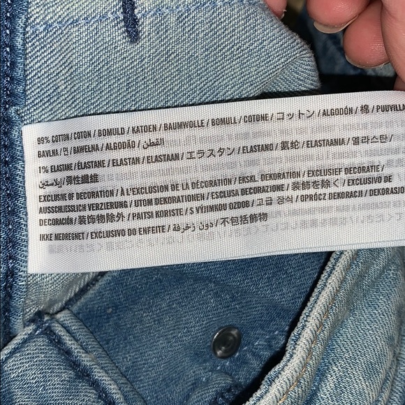 Hollister Sz. Medium Over-Alls Shorts - Picture 6 of 6